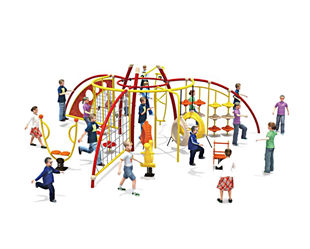 户外儿童攀爬绳网游乐设备采购