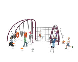 定制户外儿童攀爬绳网游乐设备