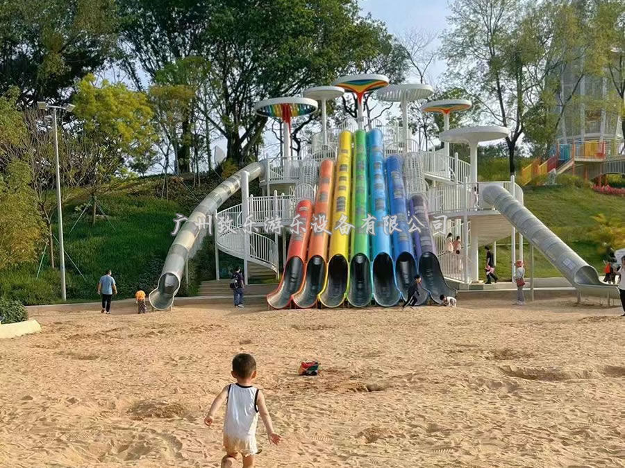 多滑道儿童组合滑梯