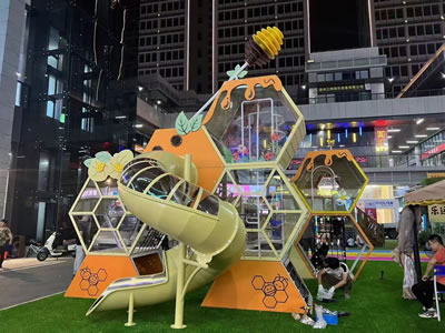 儿童塑料滑梯厂家户外