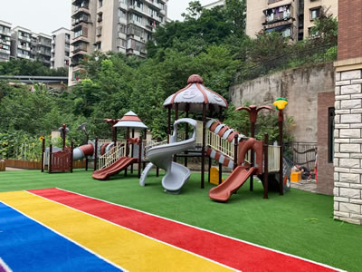儿童滑滑梯室外