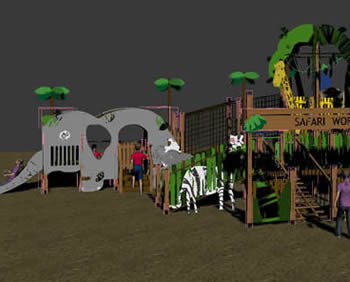 儿童滑滑梯规格